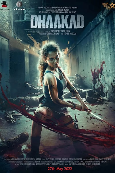 Dhaakad (2022) Hindi Movie 480p | 720p | 1080p | 2160p WEB-DL ESub
