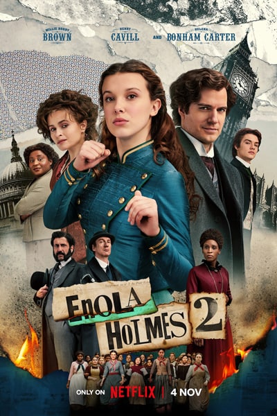 Enola Holmes 2 (2022) Dual Audio {Hindi-English} Movie 480p | 720p | 1080p WEB-DL ESub