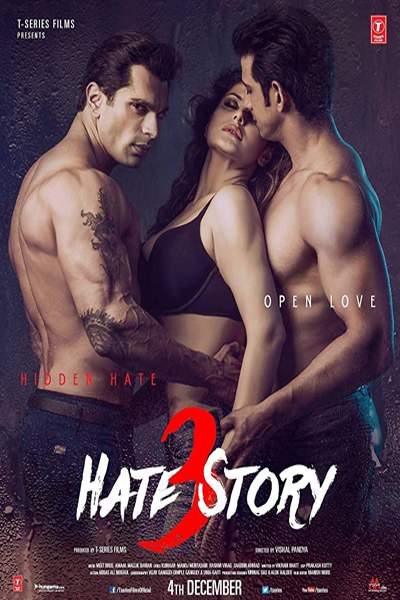Hate Story 3 (2015) Hindi Movie 480p | 720p | 1080p WEB-DL 350MB | 950MB | [Drama, Thriller]
