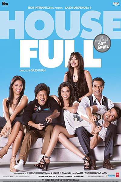 Housefull (2010) Hindi Movie 480p | 720p | 1080p BluRay 400MB | 1.2GB | [Comedy]