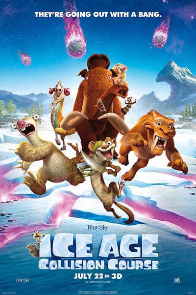 Ice Age: Collision Course (2016) Dual Audio {Hindi-English} Movie 480p | 720p | 1080p BluRay 300MB | 800MB | [Animation, Adventure, Comedy, Family, Fantasy, Romance, Sci-Fi, anime]