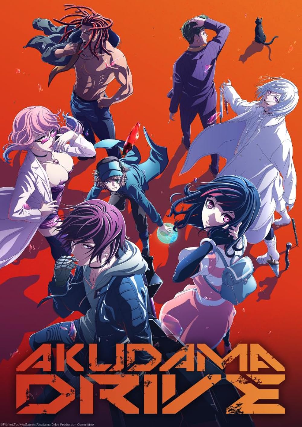 Akudama Drive (Season 01) {Hindi} Anime Series 480p | 720p | 1080p WEB-DL ESub [S01E12 Added]