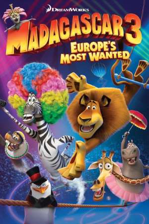 Madagascar 3: Europe�s Most Wanted (2012) Dual Audio [Hindi-English] Movie 480p | 720p | 1080p BluRay ESub