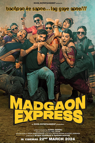 Madgaon Express (2024) Hindi Movie 480p | 720p | 1080p | 2160p WEB-DL ESub