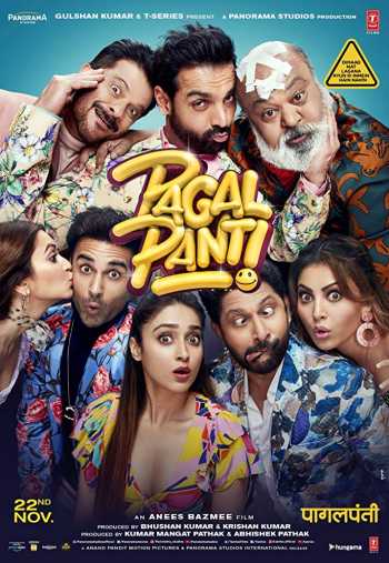 Pagalpanti (2019) Hindi Movie 480p | 720p WEB-DL 450MB | 1.3GB