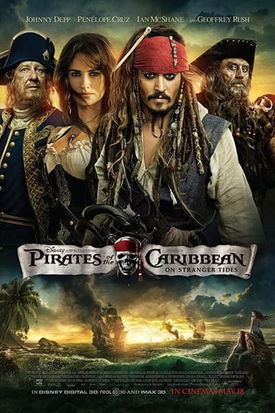 Pirates of the Caribbean 4 (2011) Dual Audio {Hindi-English} Movie 480p | 720p | 1080p BluRay ESub