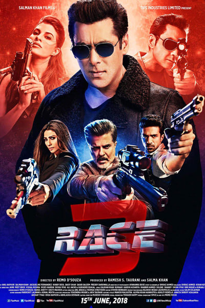 Race 3 (2018) Hindi Movie 480p | 720p | 1080p WEB-DL ESub