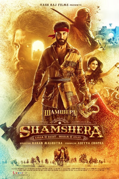 Shamshera (2022) Hindi Movie 480p | 720p | 1080p WEB-DL ESub