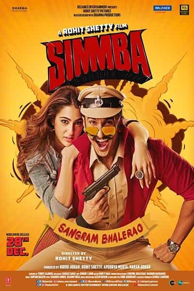 Simmba (2018) Hindi Movie 480p | 720p | 1080p BluRay 400MB | 1.2GB