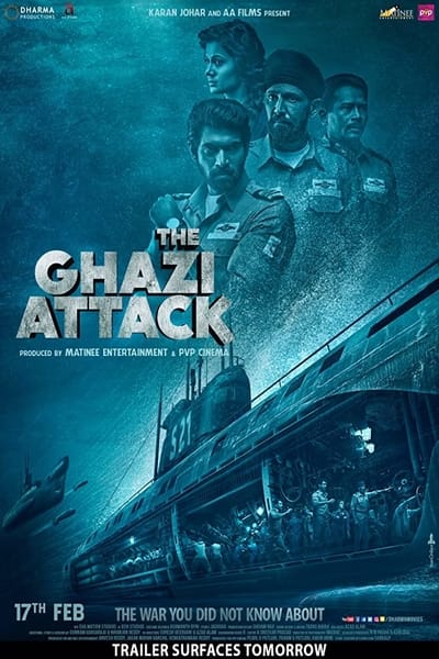 The Ghazi Attack (2017) Hindi Movie 480p | 720p | 1080p BluRay 350MB | 1.4GB | [Action, Thriller, War]