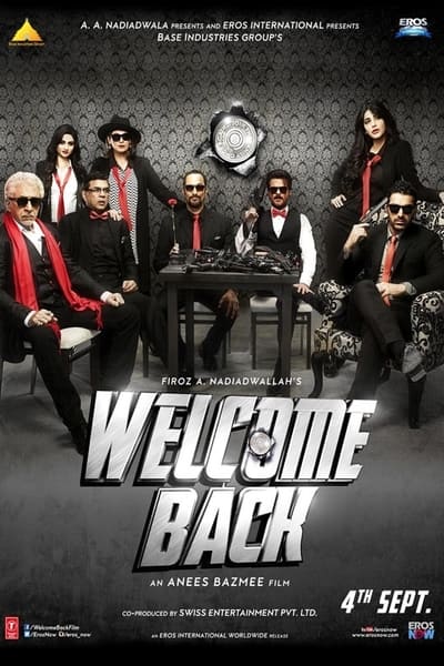 Welcome Back (2015) Hindi Movie 480p | 720p | 1080p BluRay 450MB | 1.2GB | [Action, Comedy, Crime, Drama]